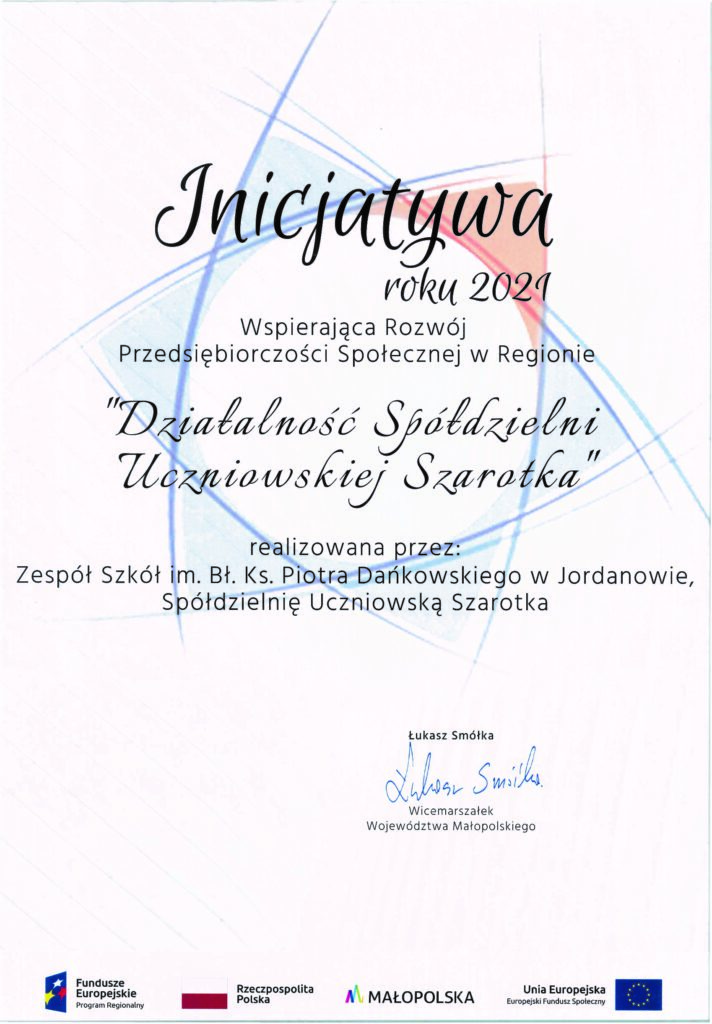 Konkurs Małopolski Lider Przedsiębiorczości Społecznej 2021